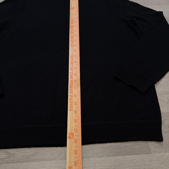 Theory Men’s Cashmere Crewneck Sweater Black Size XL - Picture 3 of 8